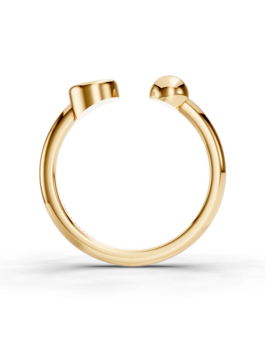 Open Ring – Otvorený prsteň zo 14k zlata | BELLÉRA
