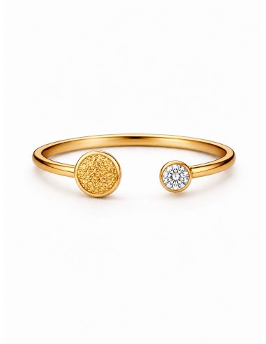 Open Stone Ring – Prsteň s drahokamom zo 14k zlata | BELLÉRA