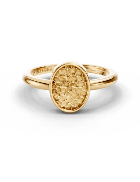 Oválny prsteň zo 14k zlata | Oval Ring | BELLÉRA