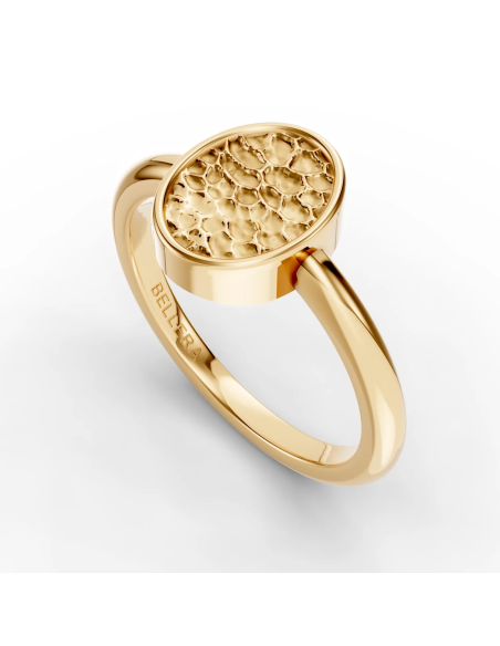 Oválny prsteň zo 14k zlata | Oval Ring | BELLÉRA