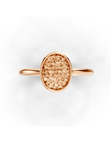 Oválny prsteň zo 14k zlata | Oval Ring | BELLÉRA